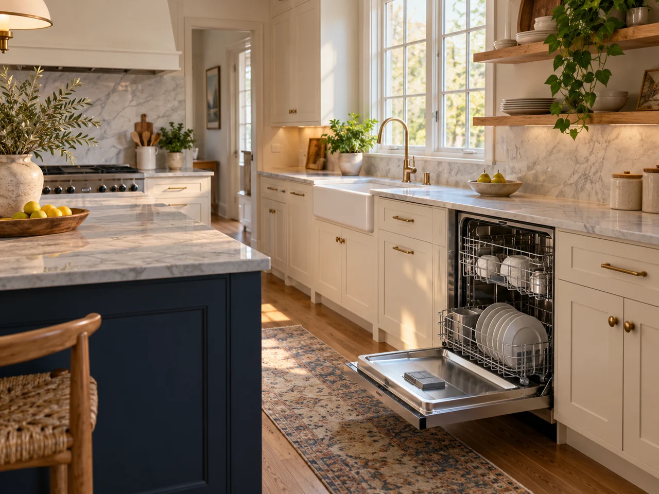 Illustration of a Monogram dishwasher