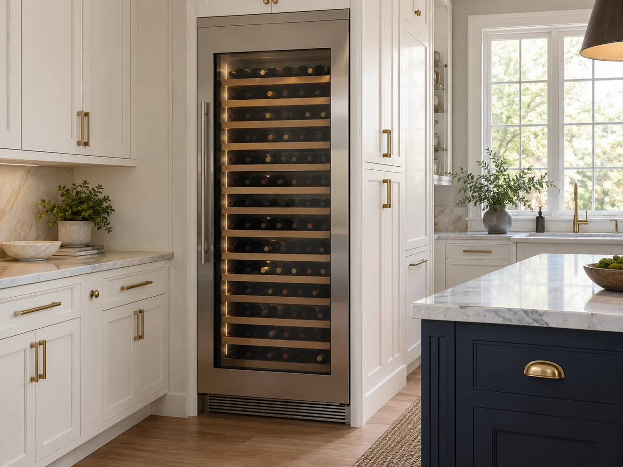 Illustration of a Sub-Zero wine cooler
