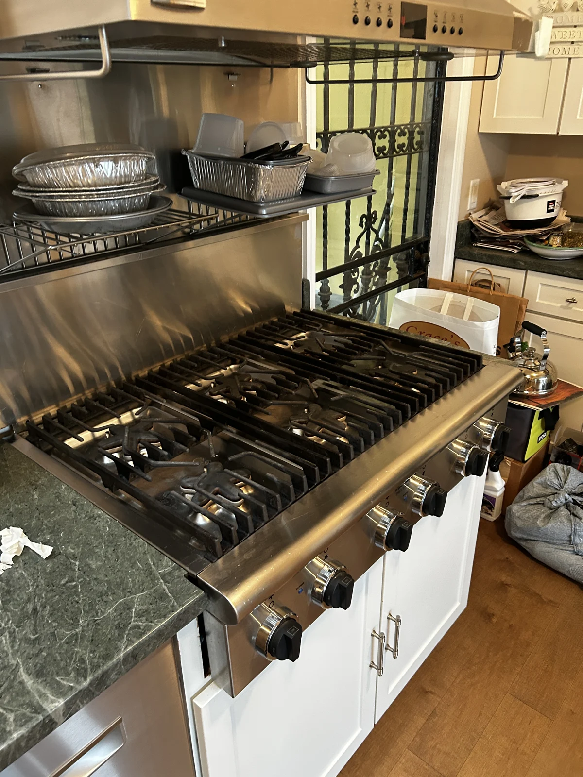 Cooking surface from the owner’s work archive